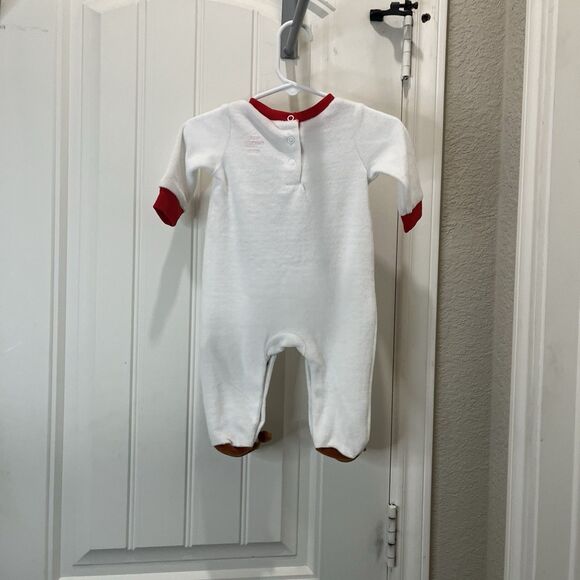 Rudolph The Red Nose Reindeer My First Christmas 3M Sleeper One Piece New - Picture 5 of 8